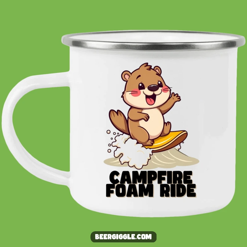 Funny Beaver Beer Camping Mug: Your Adventure Companion for Brews