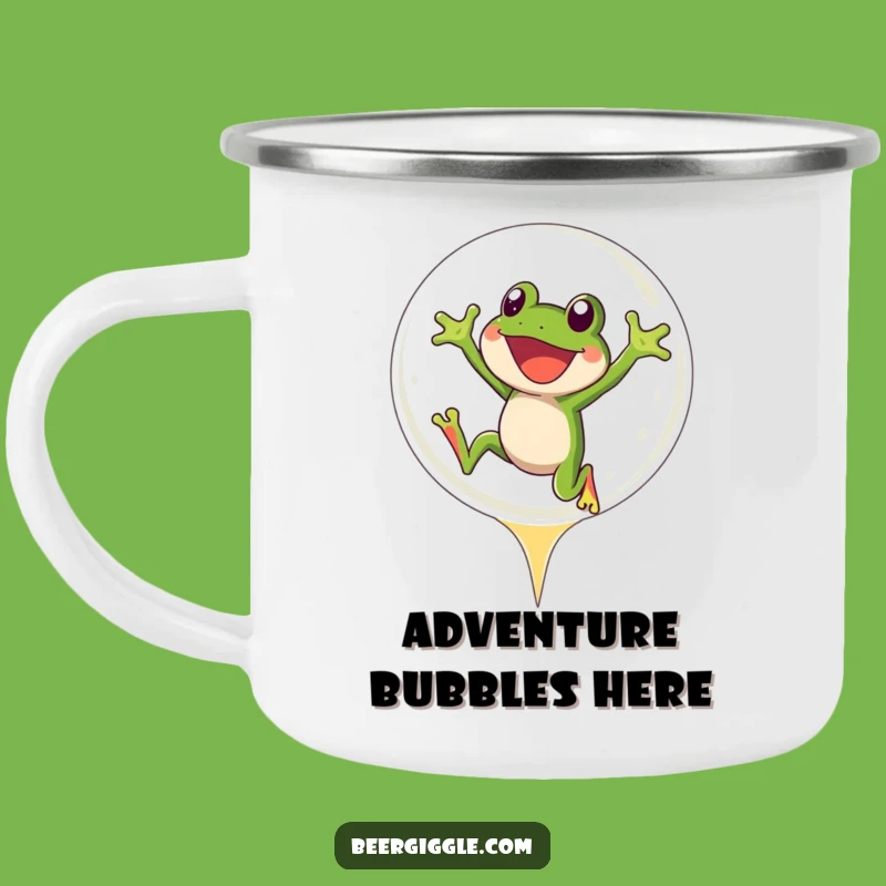 Funny Frog Beer Camping Mug: Adventure Awaits with This Hilarious Gift
