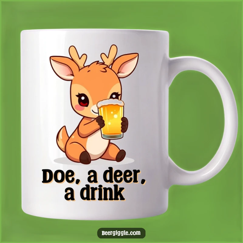 Funny Deer Beer Mug: Delicate Sip, The Perfect Elegant Funny Gift!