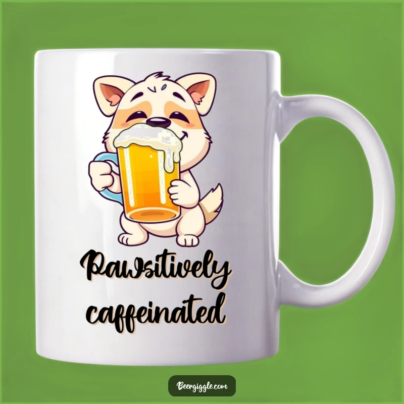 Funny Dog Beer Mug - Happy Chugging Pup Gift for Canine Enthusiasts