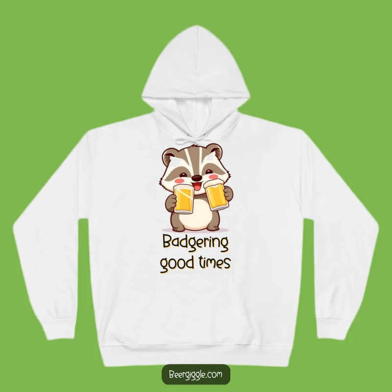Funny Badger Toast Hoodie: Cozy and Hilarious Comfort for Celebrations