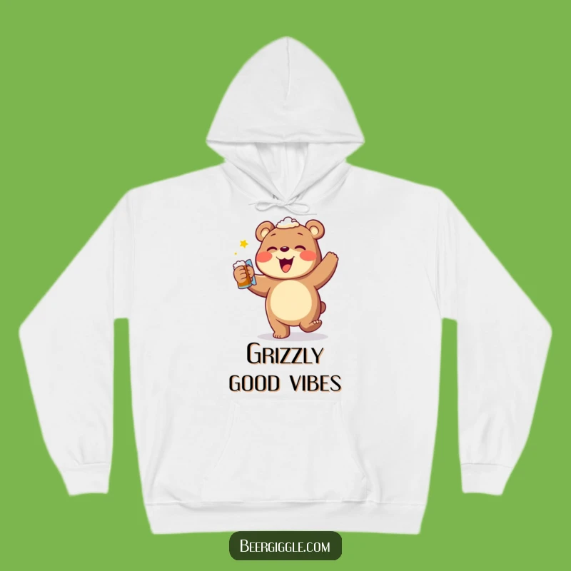 Funny Cozy Bear Beer Hoodie: Warm & Hilarious Gift for Beer Lovers