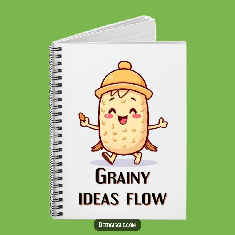 Funny Kawaii Barley Notebook - Jot Down Ideas with a March!