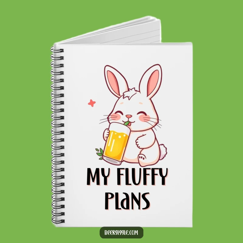 Funny Rabbit Beer Notebook: Jot Down Relaxed Ideas with This Hilarious Journal