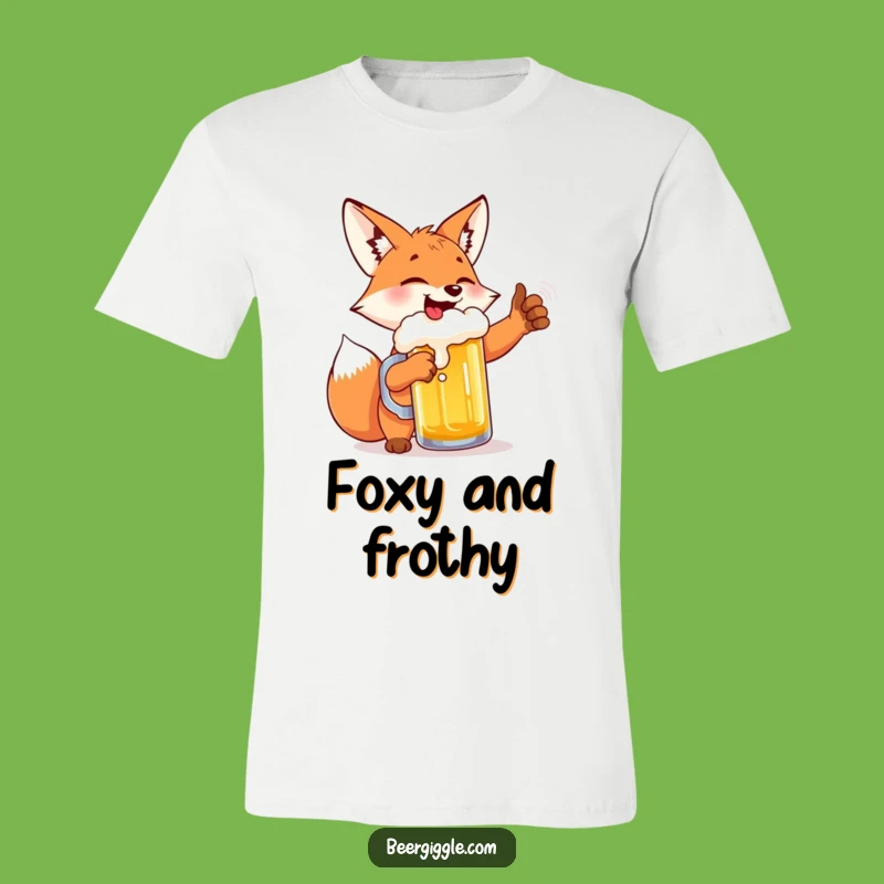 Funny Fox Beer Toast T-Shirt: Hilarious Companion for Beer Enthusiasts