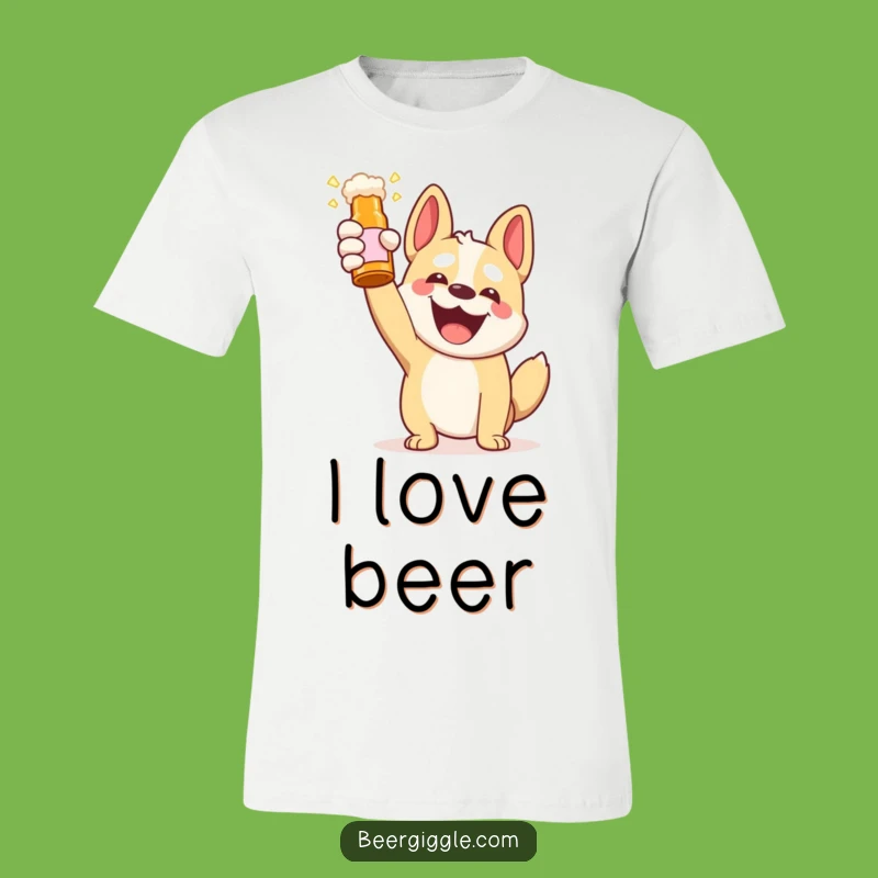 Funny Kawaii Dog Beer Toast T-Shirt - Hilarious & Adorable Gift for Pup Fans!