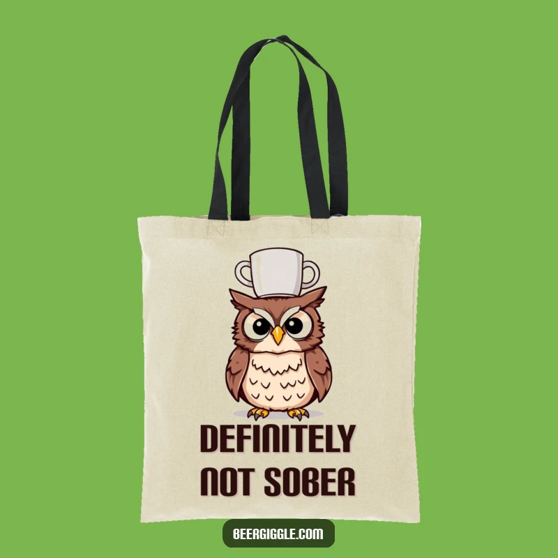 Funny Tipsy Owl Tote Bag: A Hilarious Carry-All for Your Essentials and Good Times