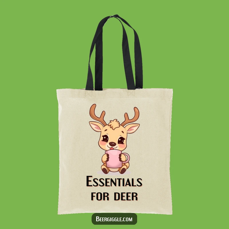 Funny Deer Antler Tote Bag: Carry Your Joy Everywhere You Go