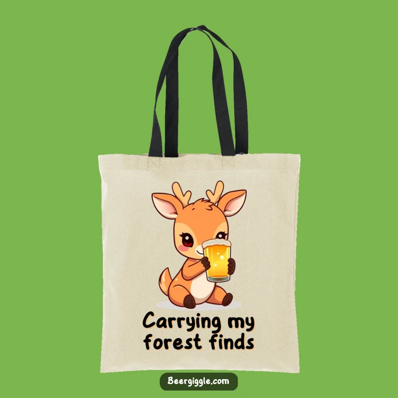 Funny Deer Tote Bag: Carry Nature's Charm, A Lovely Funny Gift!
